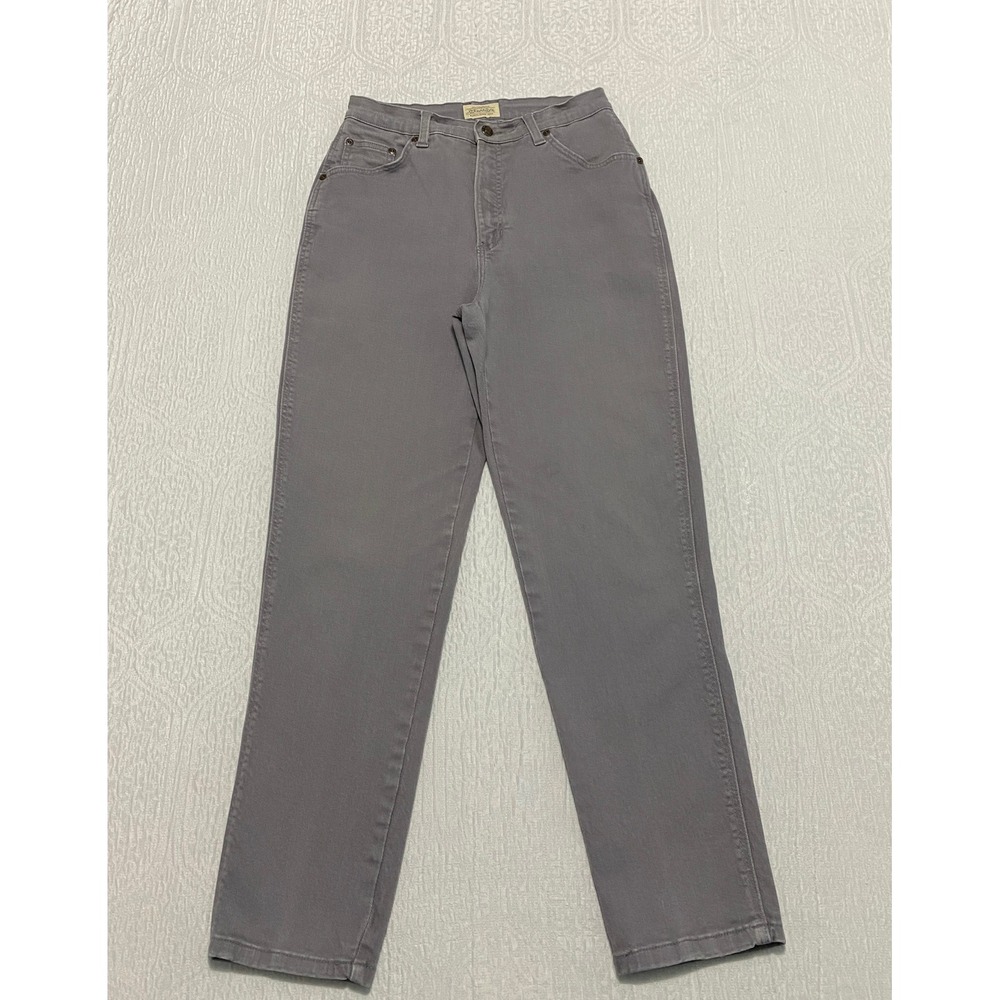 Vintage ST Johns Bay Straight Mom Jeans Women's Size‎ 10 P Gray High Rise